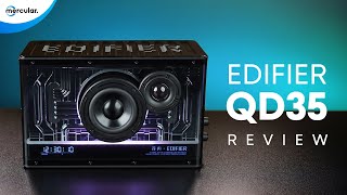 รีวิว Edifier QD35 - ลำโพงบลูทูธตั้งโต๊ะ ดีไซน์แปลกตา ฟีเจอร์มาครบ