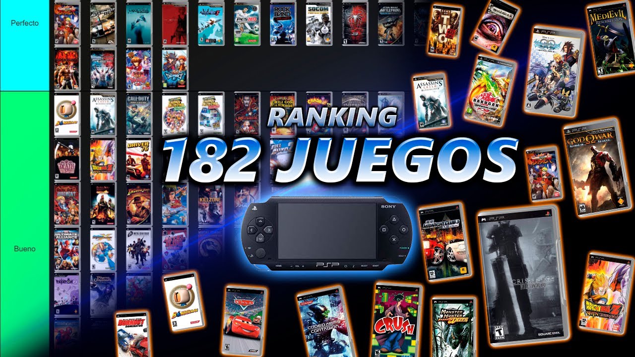 Ranking 182 Juegos de PSP Tier List (PlayStation Portable) 