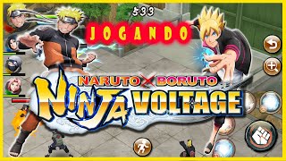 Jogando Naruto x Boruto Ninja Voltage