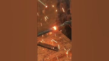 Welding Process in Lathe Machine #shortvideos