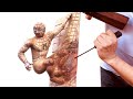 Wood Carving - How to make Wooden Spider Man - Wood Art