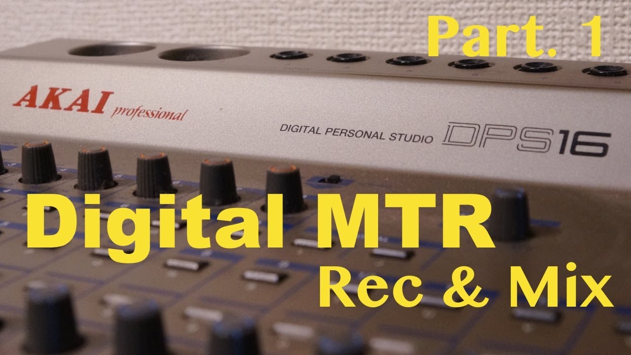 DAWLESS Recording & Mixing (AKAI DPS16 & Outboards) part 1 