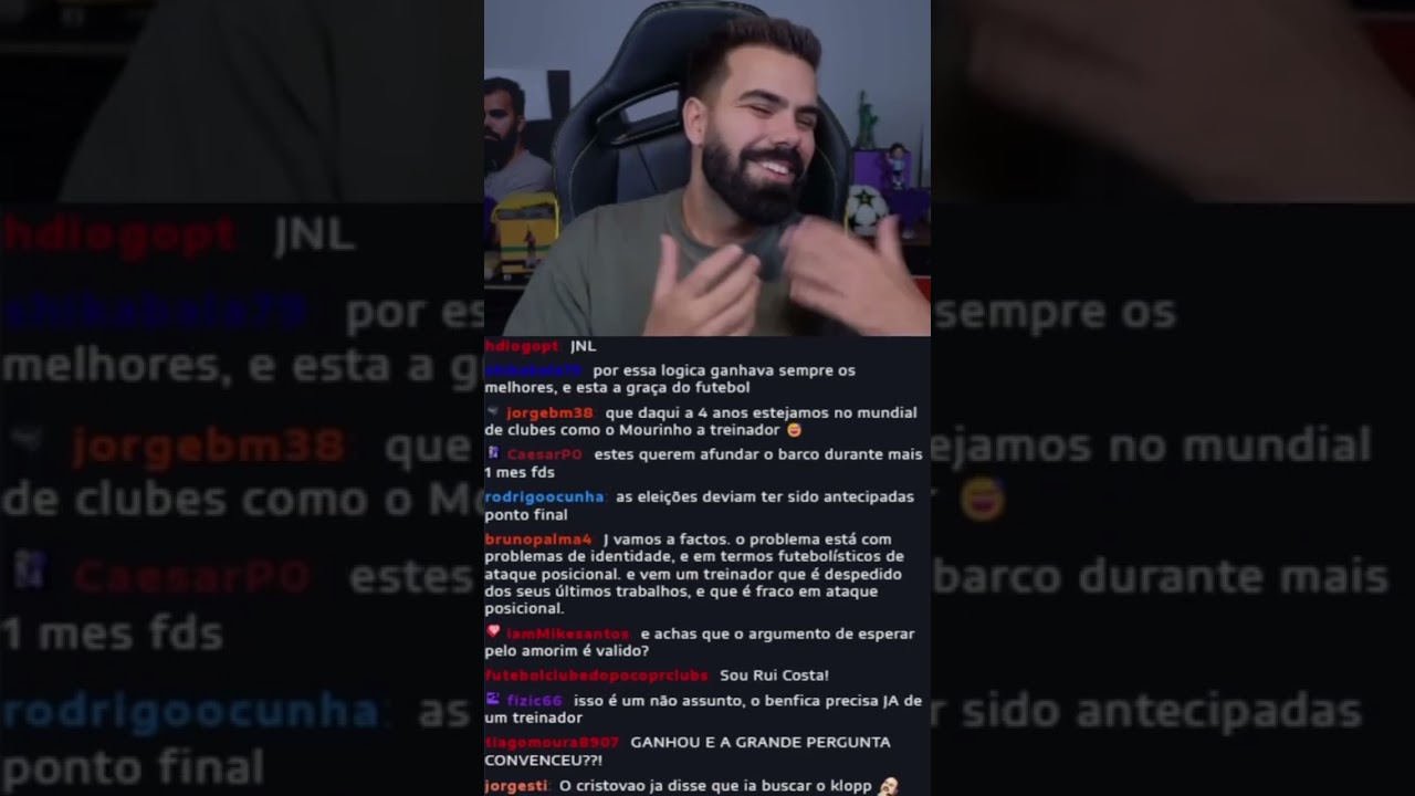 JOliveira muito sastifeito com o José Mourinho como treinador do Benfica