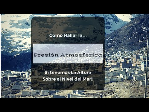 Video: ¿Cuál es la presión estándar a nivel del mar en milibares?