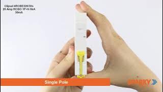 Clipsal 4RCBE220/30s | 20 Amp RCBO 1P N 6kA 30mA