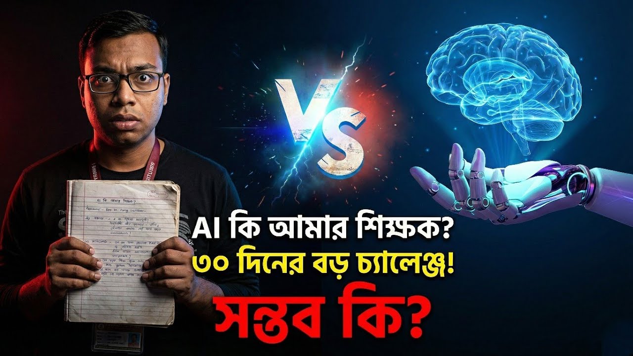​AI কি সত্যিই শেখাতে পারে? আমার ৩০ দিনের Storytelling Challenge! 🔥