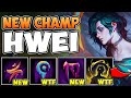 LEAGUE&#39;S NEWEST CHAMPION HWEI HAS 32 ABILITIES?! THIS IS BEYOND INSANE!
