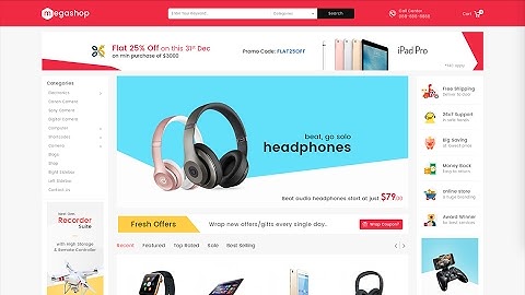 MegaShop WooCommerce - WCM040 - Quick Theme Installation - TemplateTrip