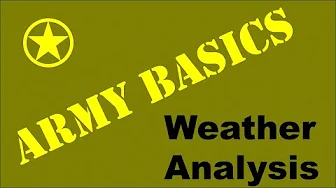 Weather Analysis [Army Basics]