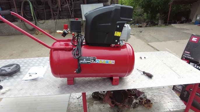 air compressor TE-AC 270/50/10-Einhell-unboxing-testing - YouTube