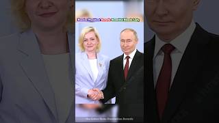 Russian gives medal to Beautiful Blonde Lady #putin #russia #russmika24 #respect #women #kremlin