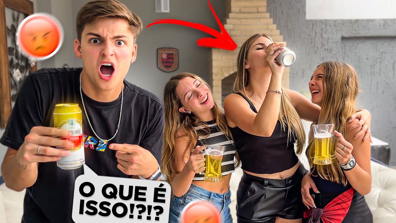 MINHA NAMORADA DEU CERVEJA PARA MINHA IRMÃ MAIS NOVA •Irmãos Scribel•