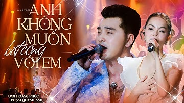 Anh Không Muốn Bất Công Với Em - Ưng Hoàng Phúc & Phạm Quỳnh Anh | Live at Vinh Silent and Listen