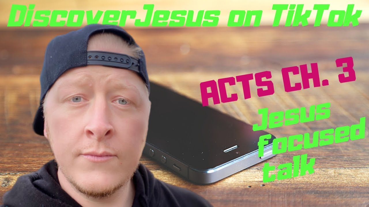 Discover jesus acts 3 bible study on tiktok live youtube