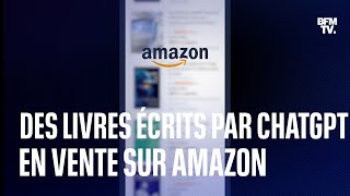 Des centaines de livres écrits par l'intelligence artificielle ChatGPT en vente sur Amazon