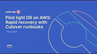 Pilot light DR on AWS: Rapid recovery with Cutover runbooks screenshot 1
