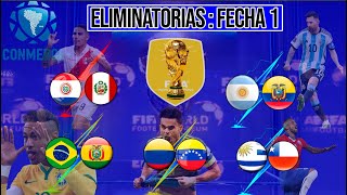 |PREDICCIÓN y ANÁLISIS| Fecha 1 Eliminatorias Sudamericanas Mundial 2026⚽🏆