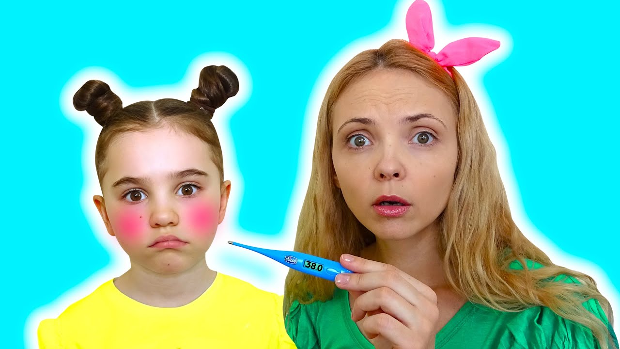 Sick Song by Polina Fun | Kids Songs | Polina Fun