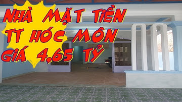 Nhà Mặt Tiền Hóc Môn. Mặt Tiền Nguyễn Thị Lơ Tiện kinh doanh buôn bán.