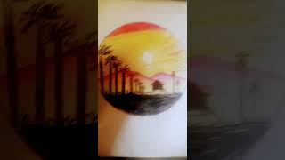 Beutiful drawing with pencil colour drawing videos viralviralvideos