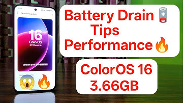 Reno 14 Battery Drain FIXED! 🔥 Top Hidden ColorOS 16 Tricks for MAX Battery & Speed!