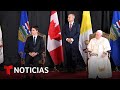 El papa Francisco llega a Canadá en una visita oficial no exenta de situaciones incómodas