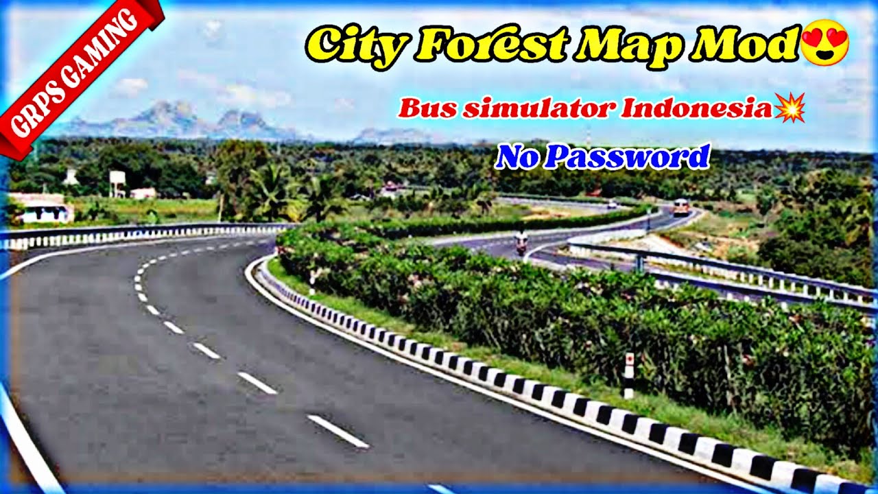 🎀🎀City Forest Map Mod😍No Password free download🤩 Bussid💥Don't