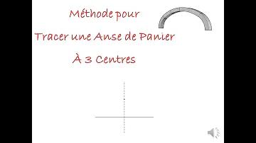 Comment tracer un arc en anse de panier ?