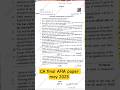 CA final advance financial Management paper review and solution || CA final exam May 2025