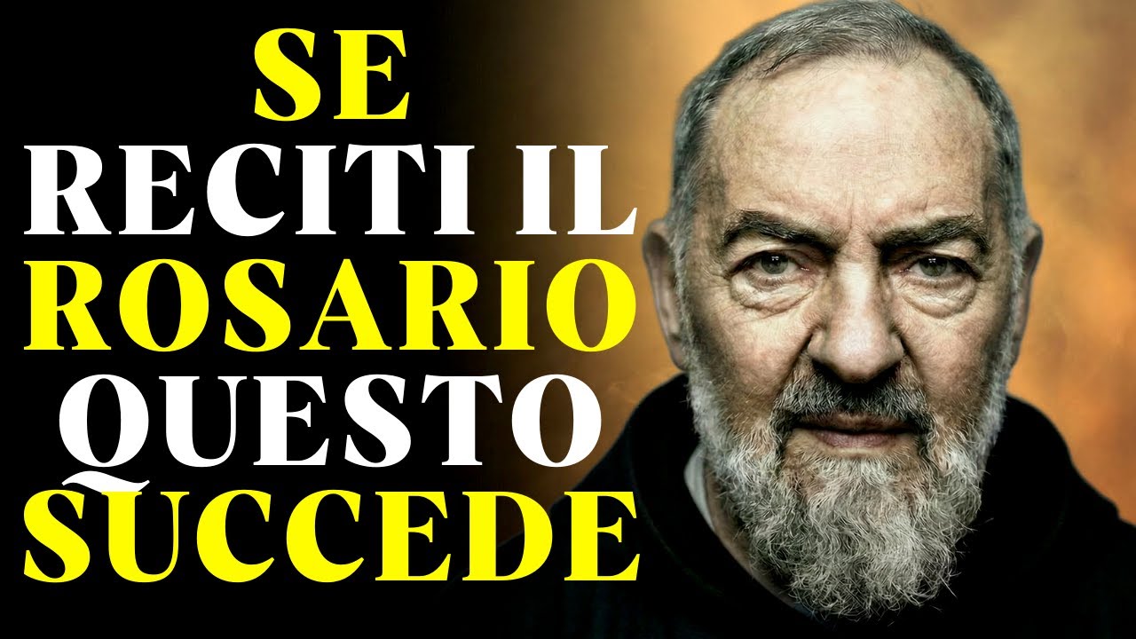Padre Pio Spiegò Cosa Faceva la Vergine Maria Quando Veniva Recitata la Preghiera Del Rosario