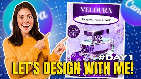 #Day1 - 100 Days 100 Canva Design Challenge | Canva Tutorial for Beginners | Earn with Canva