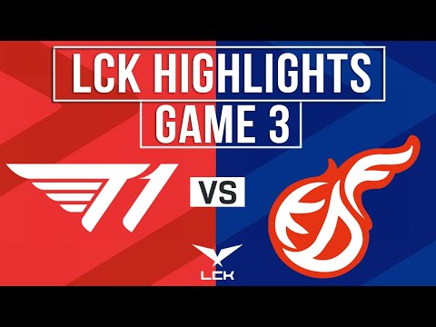 T1 vs KDF Highlights Game 3 | LCK 2024 Summer | T1 vs Kwangdong Freecs