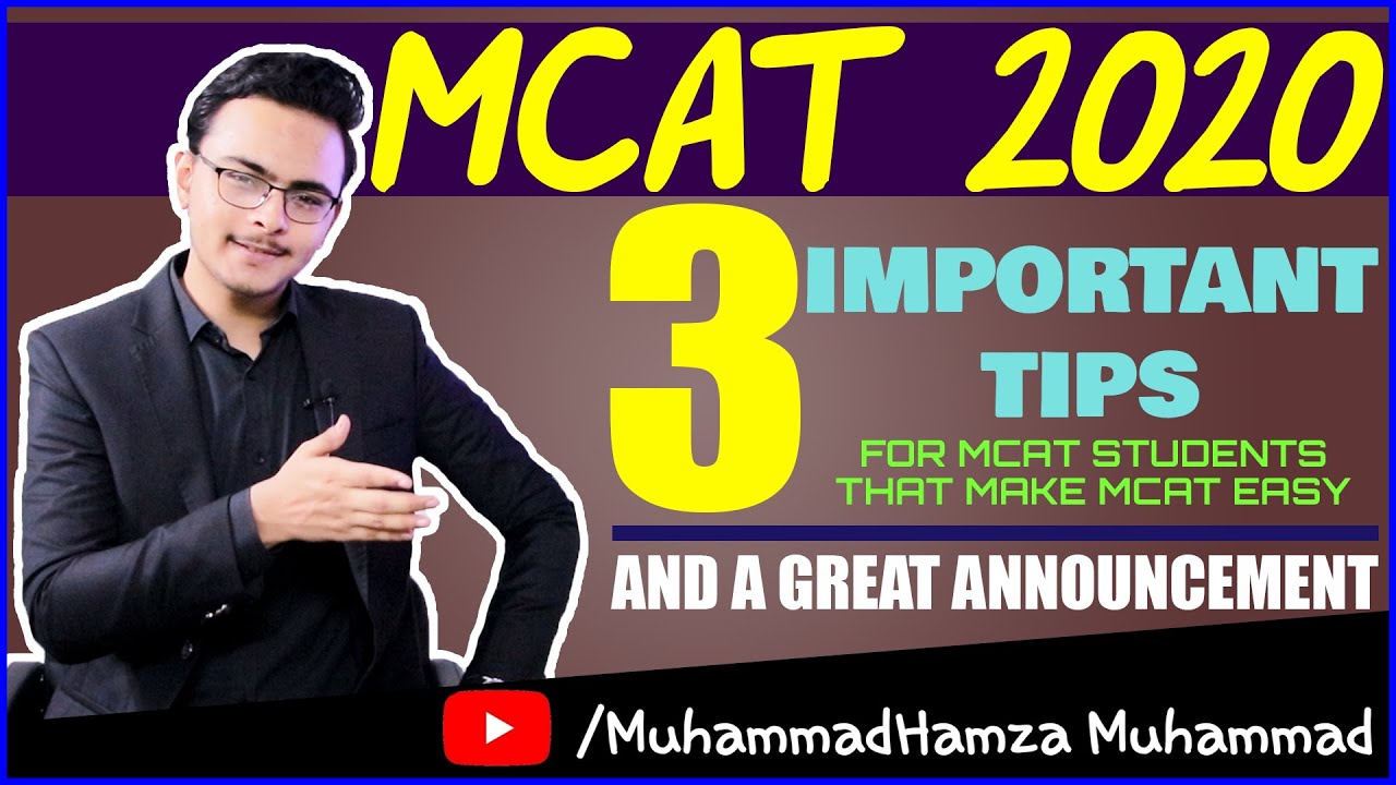 mcat-2020-3-tips-for-mcat-students-announcement-how-to-prepare-for