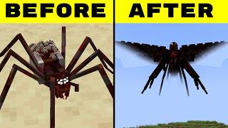 a mod that adds realistic spiders to minecraft...