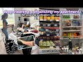 deep cleaning my ENTIRE apartment *satisfying clean with me* | kitchen organization