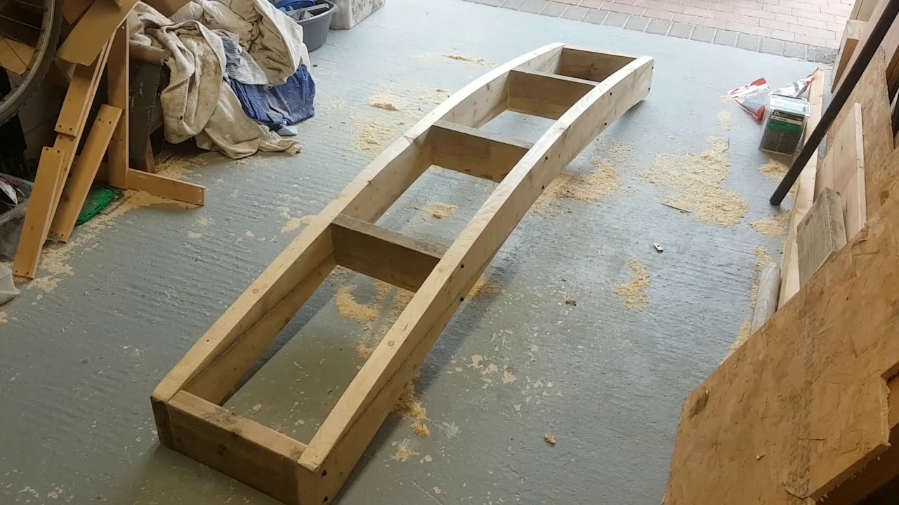 Koi pond bridge build (Just a little update) YouTube