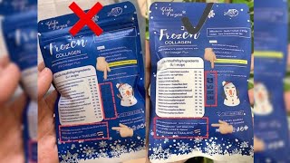Frozen Collagen Review Fake vs Original