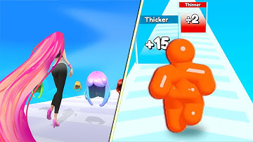 Hair Challenge Vs Tall Man Run Game iOS, Android Gameplay Walkthrough HCTMR0608