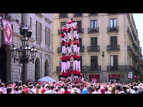 Castellers de Barcelona: id 5d8 44è Aniversari 16/06/2013