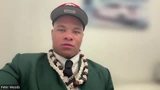 Chiefs first round draft pick Peter Woods talks about Kansas City selecting him