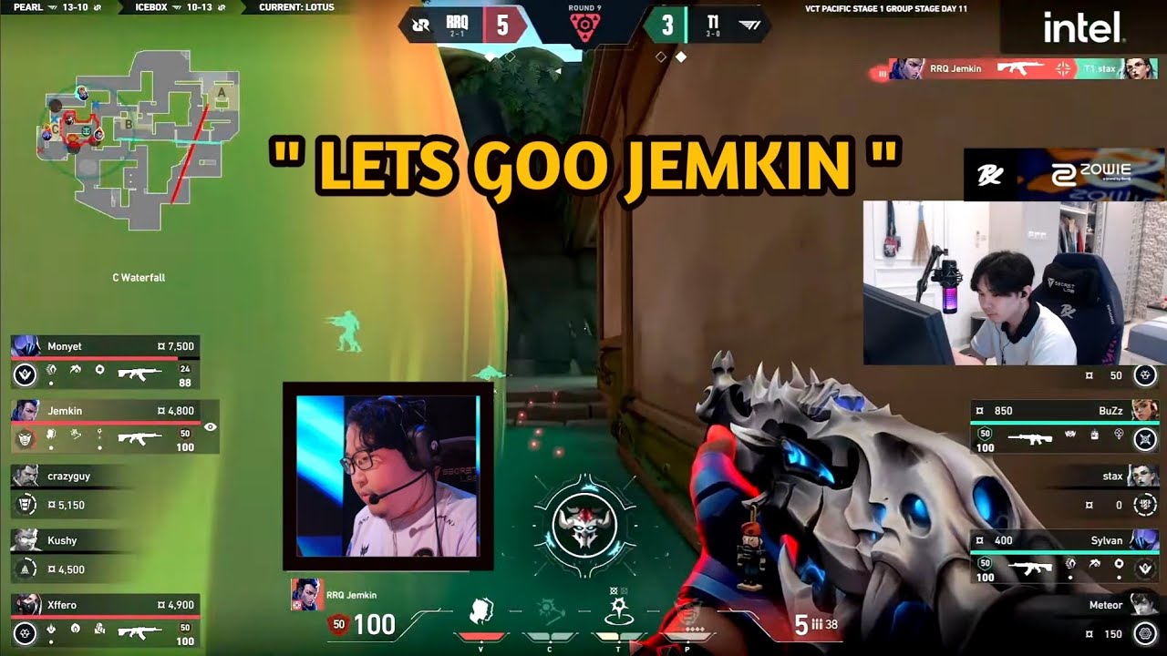 PRX Mindfreak Reacts to RRQ Jemkin  INSANE 4K vs T1