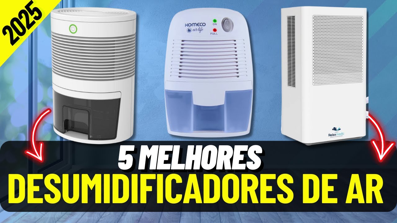 Qual o melhor DESUMIDIFICADOR DE AR de 2025? Top 5 Desumidificador ...