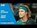 Ref:81ErXShX2-Y Alex de minaur v andrey rublev extended highlights | australian open 2024 fourth round