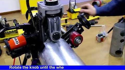 Application of Guide Roller for YG12A Pipe Grooving Machine