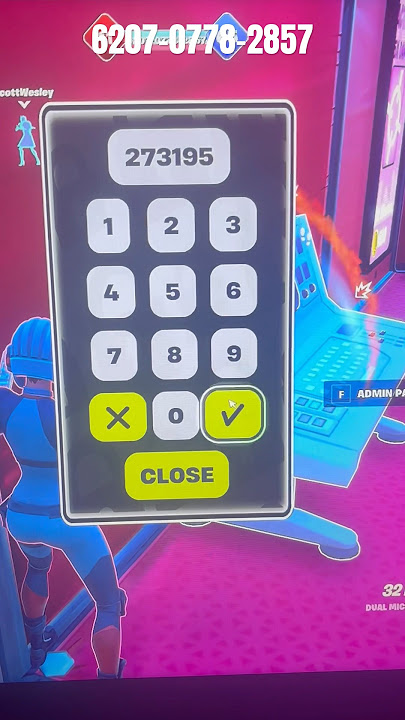 Aimbot code for red vs blue rumble #fortnite #secret