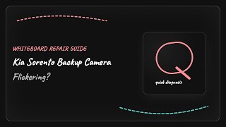 Kia Sorento Backup Camera Flickering: How to Fix