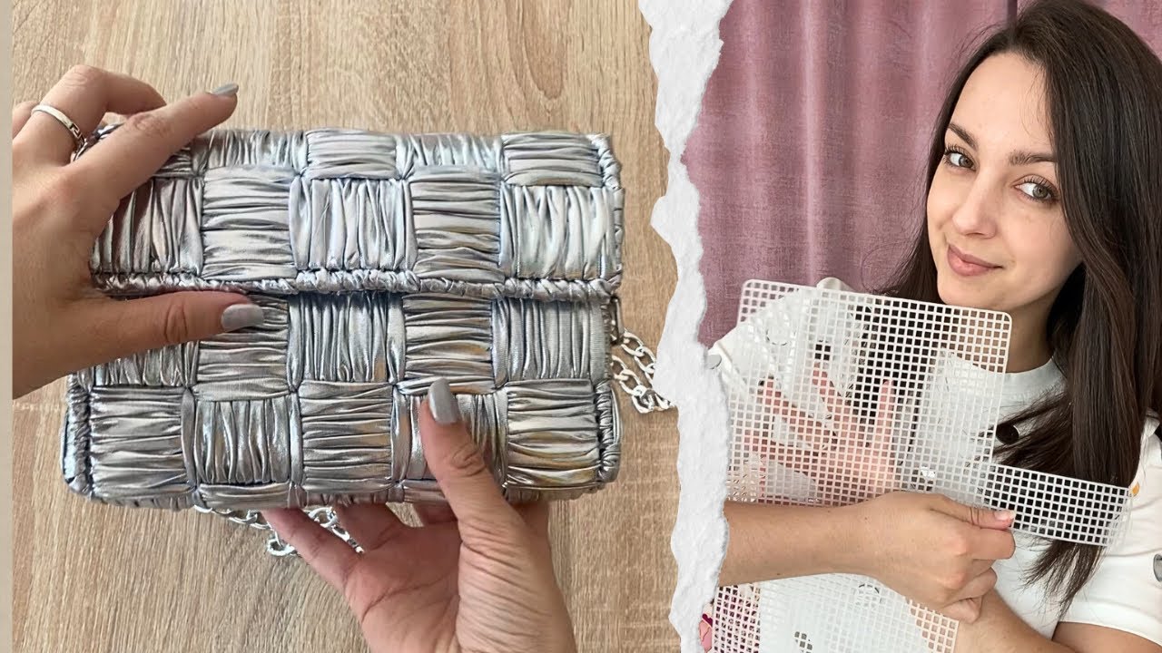 Сумка с вау эффектом! Металическая пряжа и новый узор!