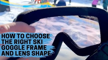 How to choose ski goggles frame / lens shape - from Bolle Goggles