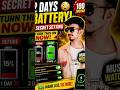 2 Days Battery Life 😳#BatterySaving #AndroidTips #TechTips #PhoneBattery #AndroidTricks #MobileTips