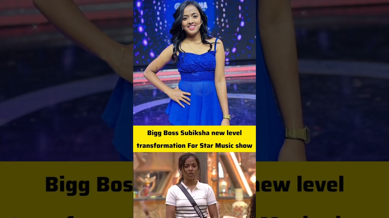 Bigg Boss Subiksha Meenava ponnu new look in Start Music bigg Boss team 